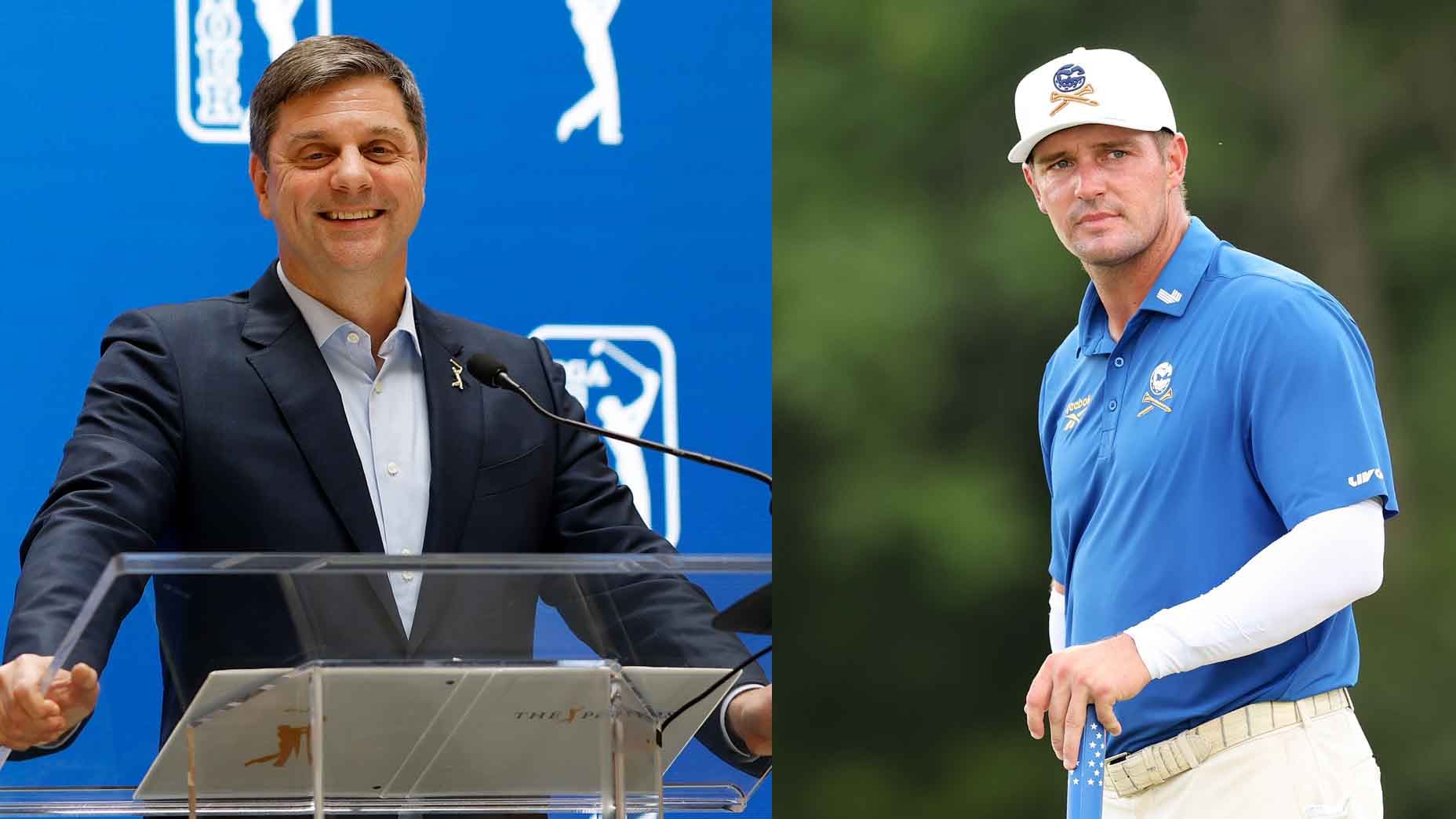 Bryson DeChambeau souhaite jouer sur LIV et le PGA Tour. Mais le PDG de LIV, Brian Rolapp, balaie toute idée de fusion.