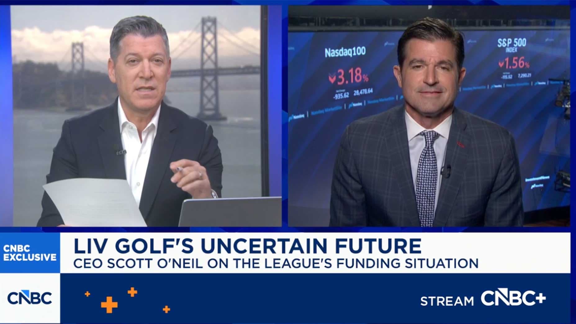 Le PDG Scott O'Neil assure que LIV Golf est entièrement financé pour 2026, démentant les rumeurs sur les difficultés du circuit saoudien.