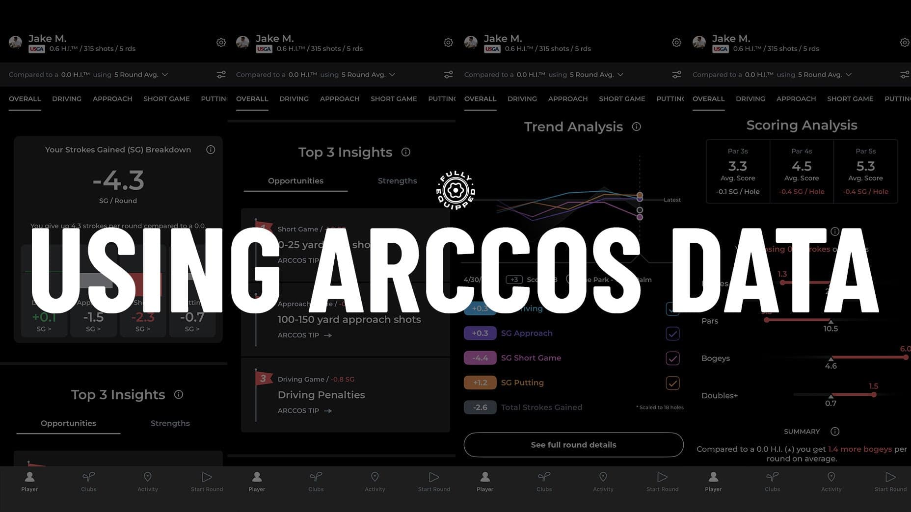 Guide complet d'Arccos Golf : installation, utilisation, analyse des données clés et conseils pratiques pour transformer les statistiques en progrès concret sur le parcours.