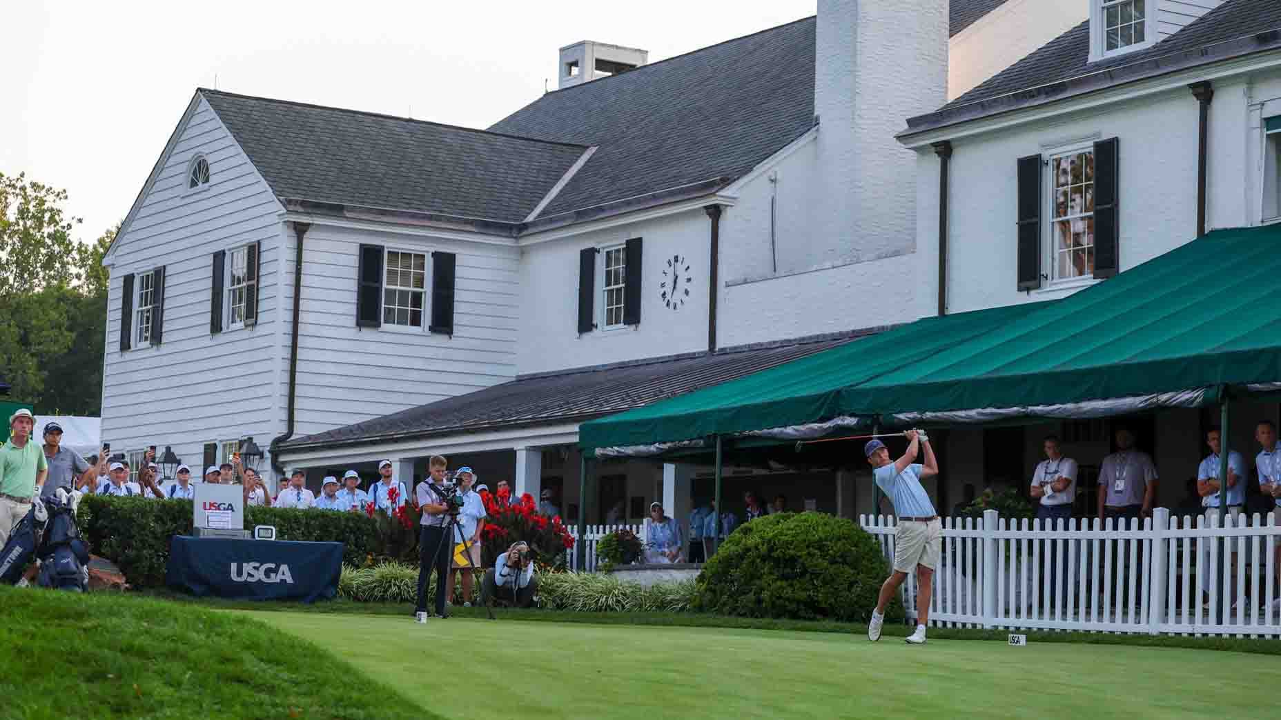À Merion, la 126e édition de l'U.S. Amateur n'a pas tardé à livrer ses premiers moments de terreur sur ce parcours légendaire.