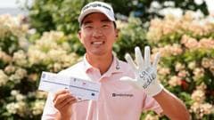 Michael Kim a réalisé un 59 (-12) au 2e tour du 3M Open, rentrant un putt de 24 pieds au 18 pour rejoindre le club rarissime des sub-60 du PGA Tour.