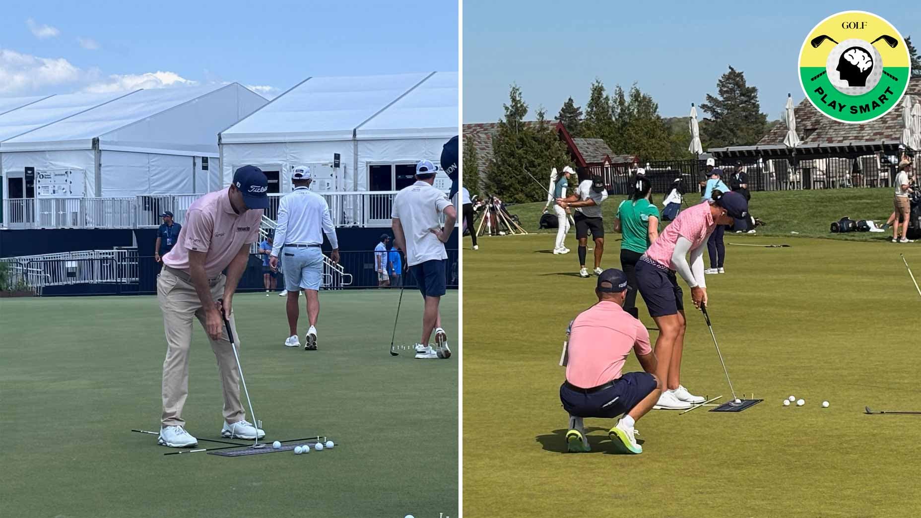 Découvrez la routine d'entraînement putting structurée des pros du PGA Tour : progression par distances, simulation de pression et exercices spécifiques pour transformer votre jeu sur les greens.