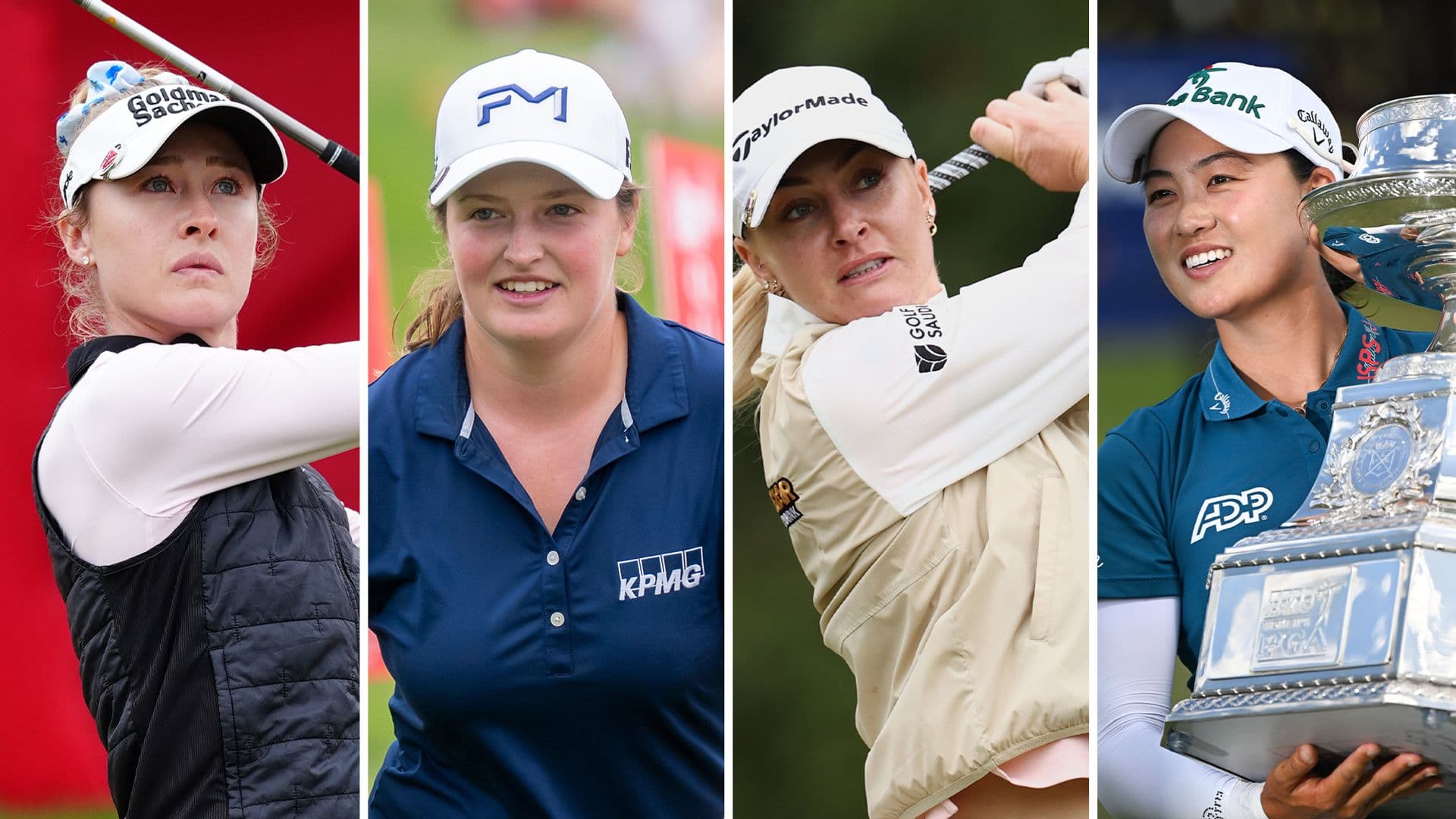 Korda (4 Majeurs, 3 victoires en 2026) fait figure d'intouchable. Mais Hull et la rookie Woad (2 victoires LPGA) peuvent-elles créer la surprise ?