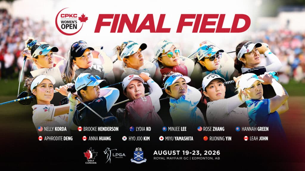 Un Major féminin avec toutes les stars du LPGA Tour, du 20 au 23 août 2026