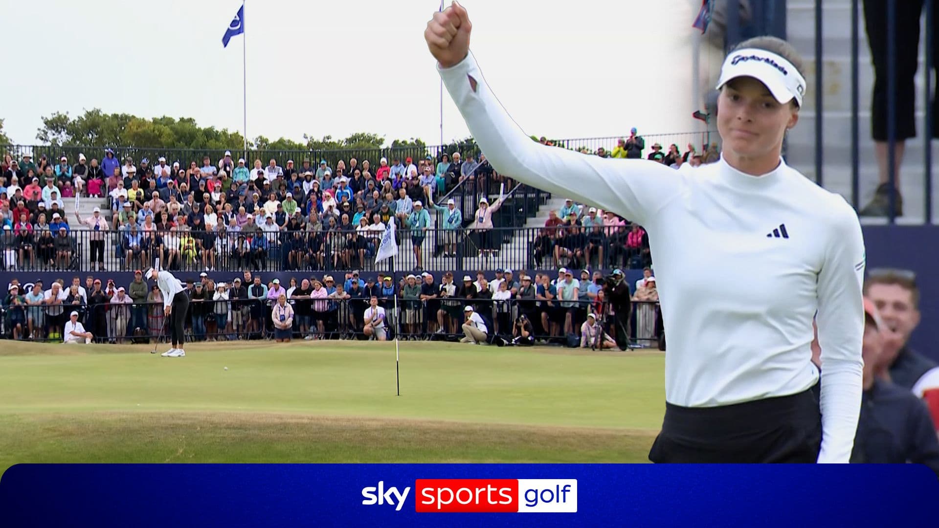 Shiho Kuwaki, 23 ans, remporte l'AIG Women's Open 2026 en play-off face à Henseleit à Royal Lytham. Son 1er titre majeur, à -5.