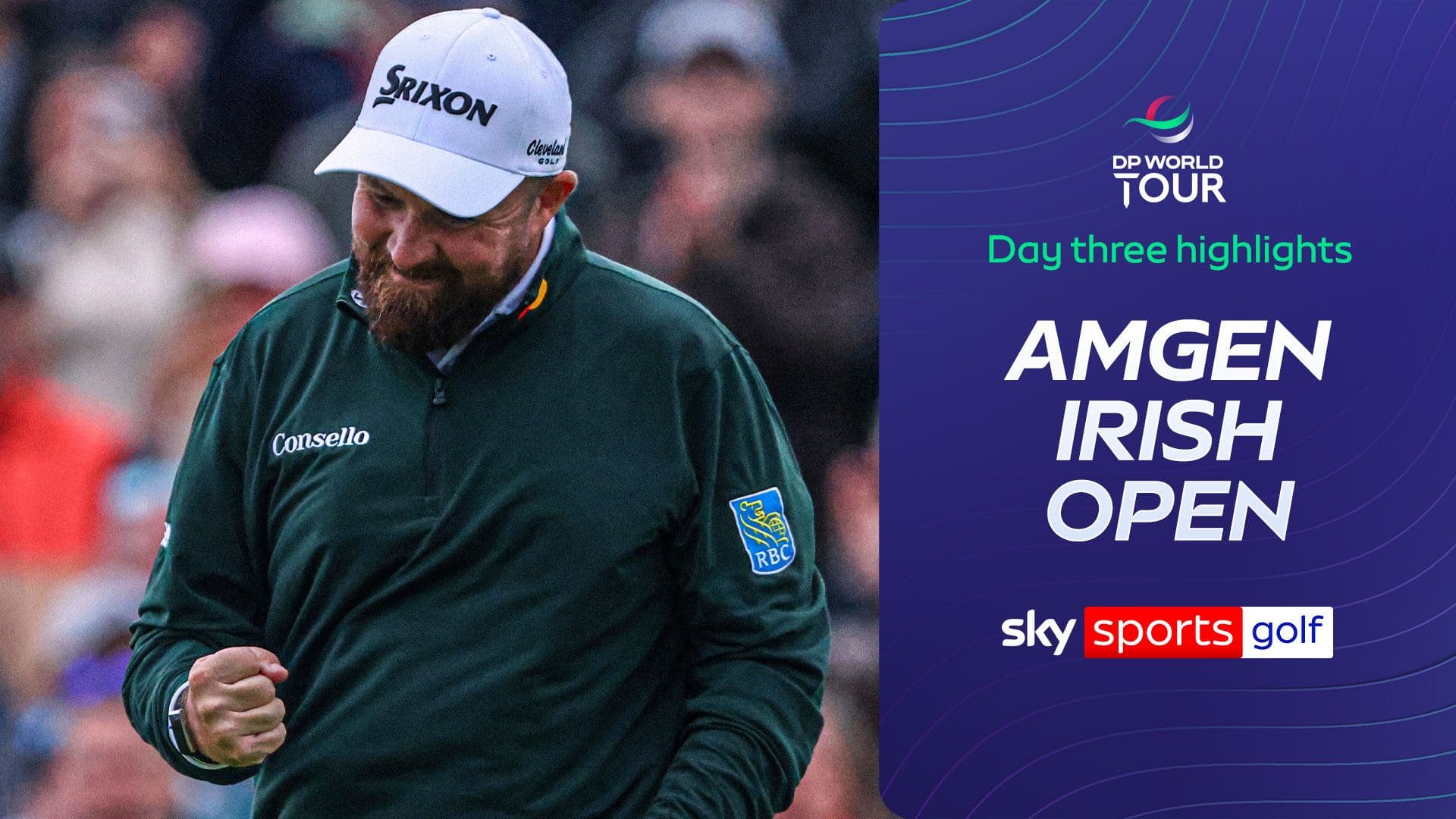 Shane Lowry signe un 62 record à Doonbeg, atteint -11 et prend la tête de l'Amgen Irish Open avec trois coups d'avance à mi-parcours.