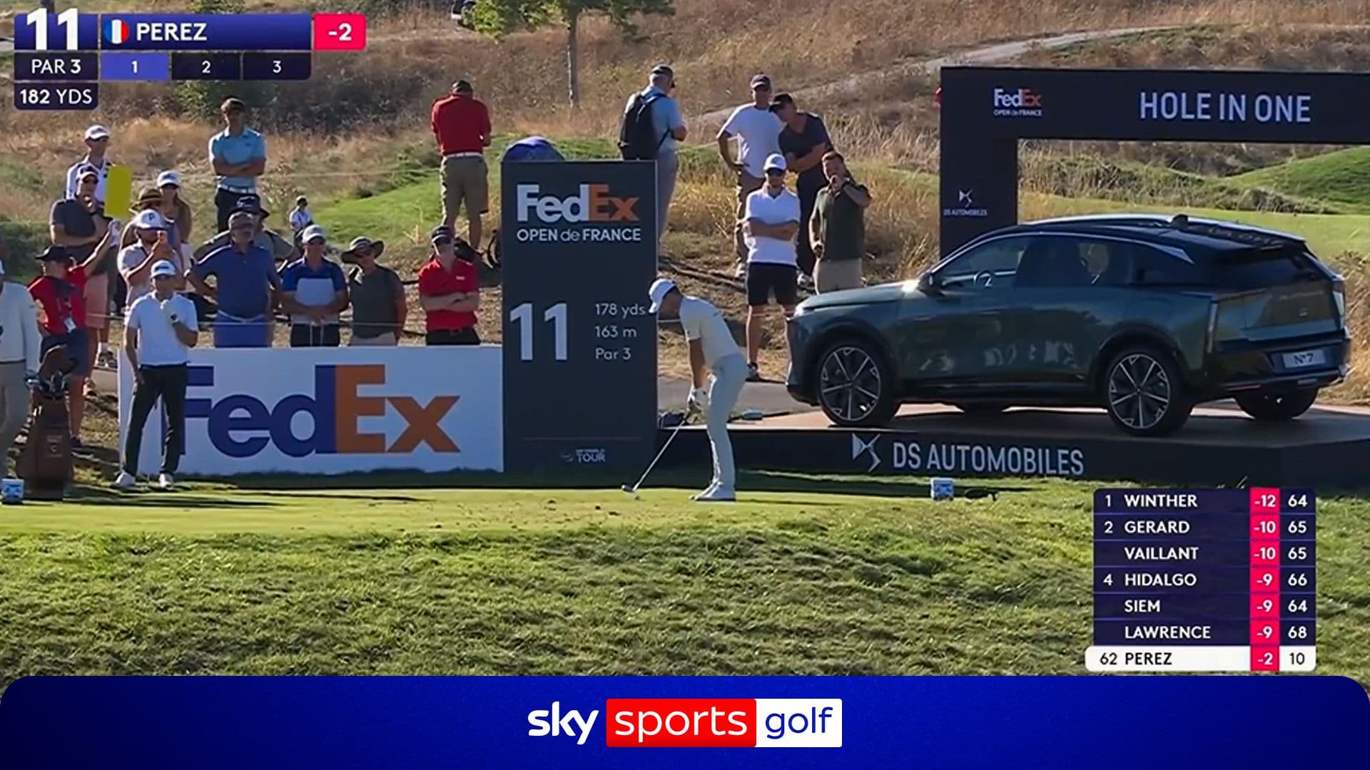 Un ace à 42 000 € au 11e, mais le cut reste à jouer au Golf National