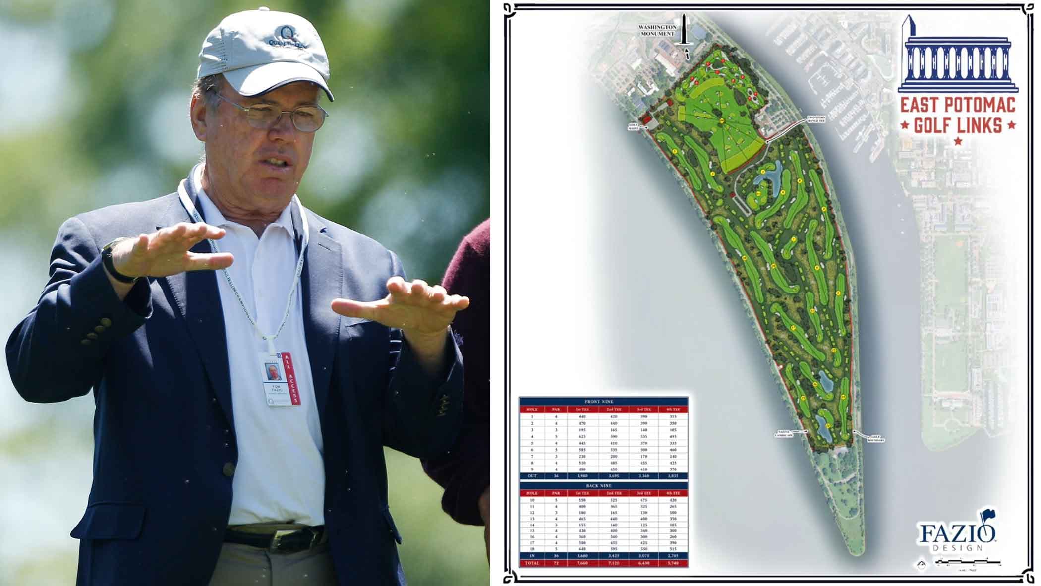 L'architecte légendaire Tom Fazio a été choisi par Trump pour transformer l'East Potomac Golf Links en parcours de classe mondiale, soulevant un débat sur l'accessibilité.