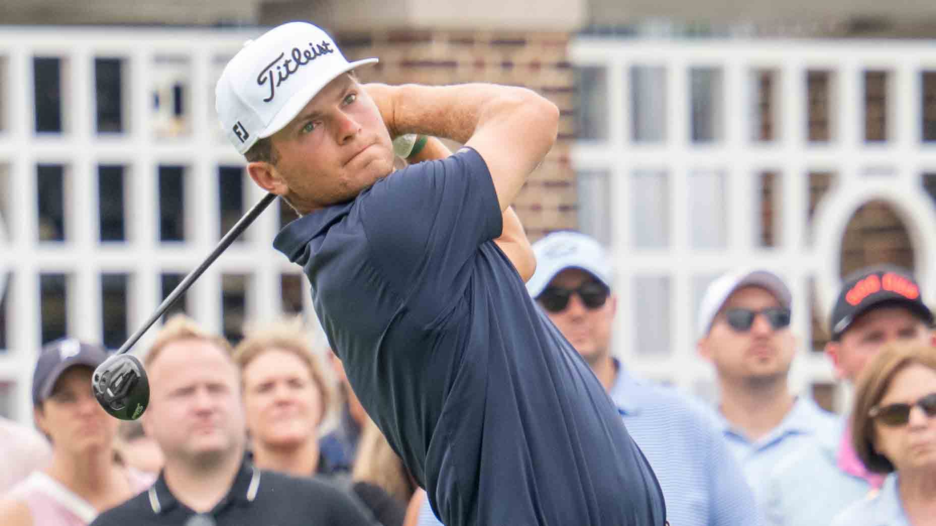 Riley (-15) mène le Rocket Classic d'un coup sur Brennan après un 63 samedi, lui qui avouait avoir failli tout arrêter cette saison.