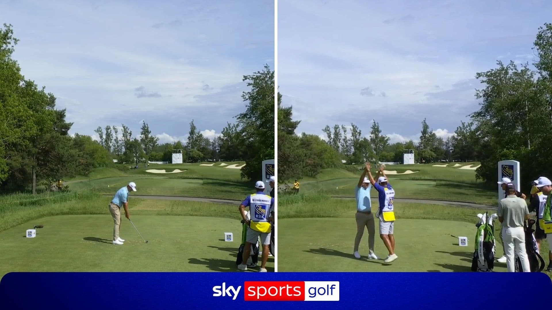 Le Sud-Africain réalise l'exploit rare du hole-in-one lors de son premier tour au Canadian Open 2026, marquant une première sur le PGA Tour.