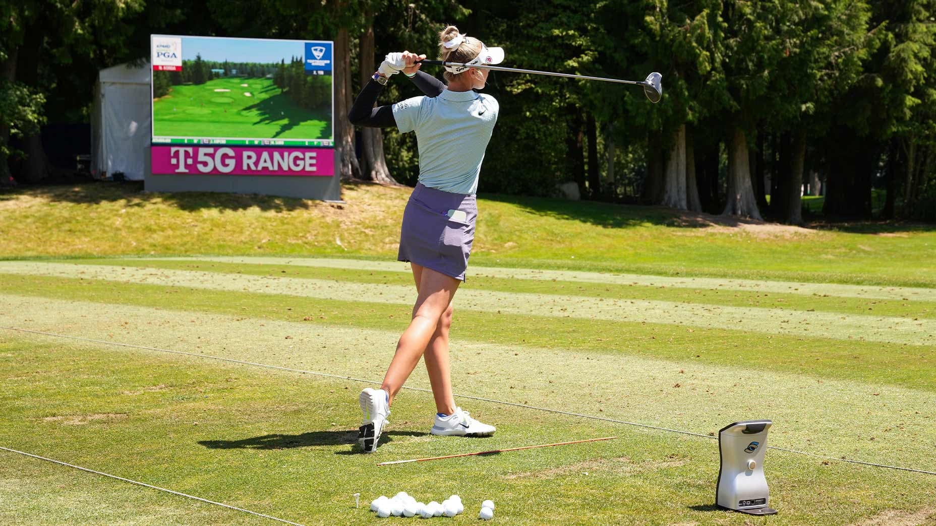 Décryptage de la routine d'échauffement ultra-efficace de la star du LPGA Tour : 20 minutes chrono pour toucher tous les aspects du jeu.