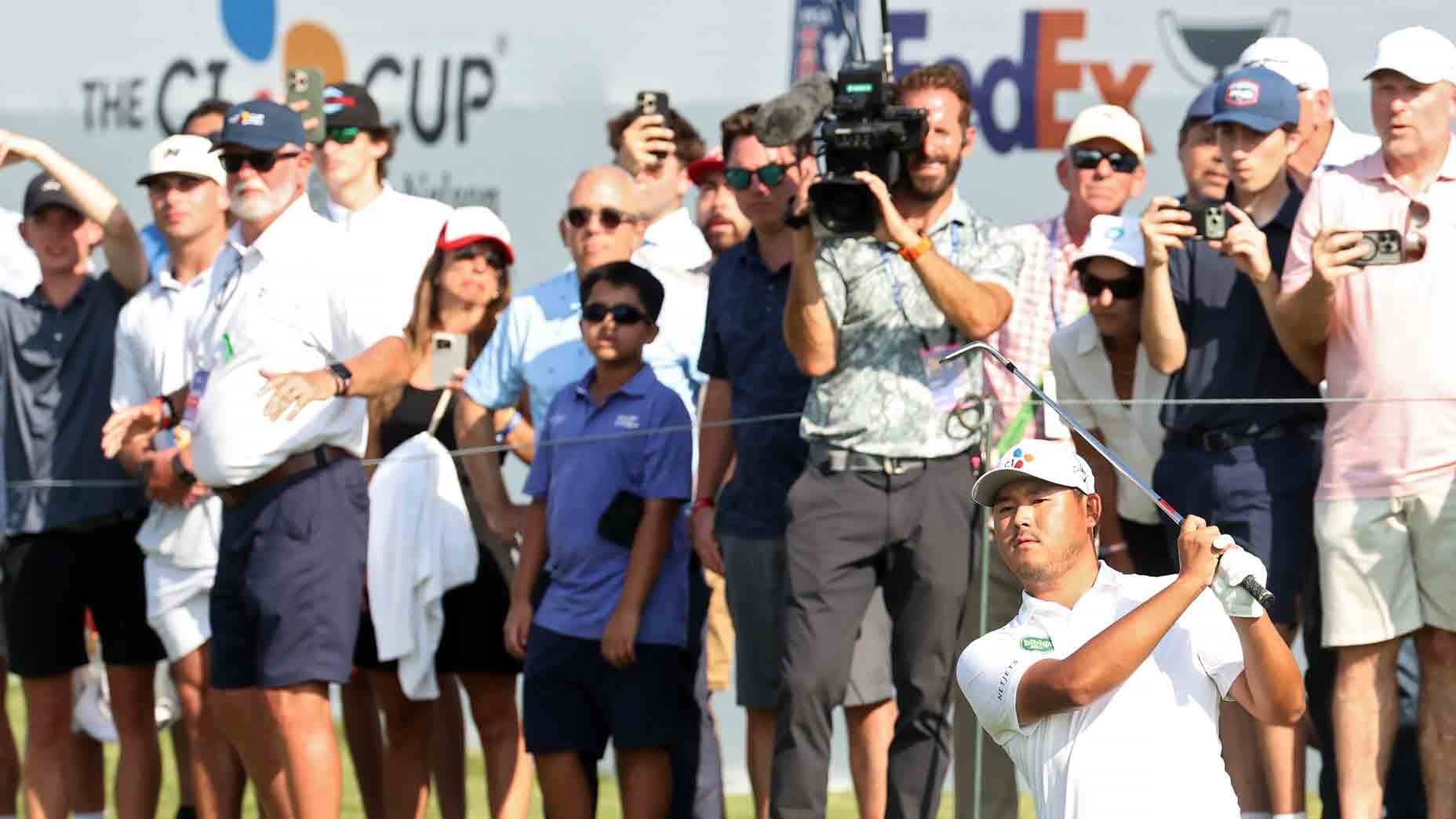 Si Woo Kim a frôlé l'exploit en visant le mythique 59, mais l'adrénaline l'a privé de cette performance historique au CJ Byron Nelson, se "contentant" d'un exceptionnel 60.